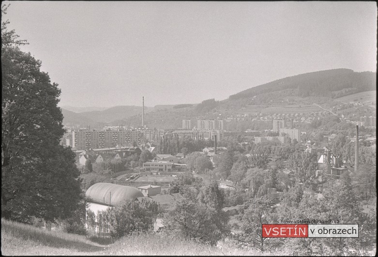 Pohled z Bečevné směrem ke Štěpánské ulici