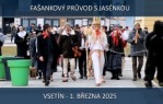 Vsetín, fašankový průvod s Jasénkou 2025