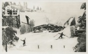 Pozdrav z II. veř. lyžařských závodů na Vsackém Cábě, konaných ve dnech 9. a 10. února 1935