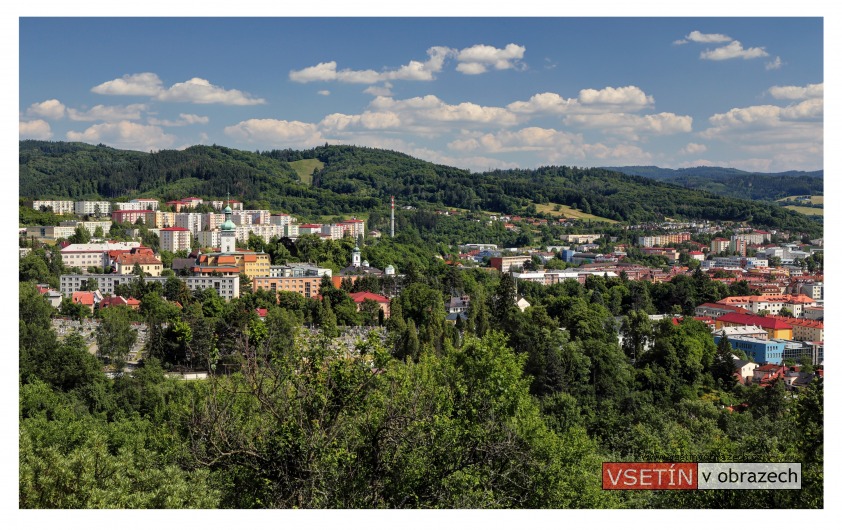 Vsetín: Horní město od Čupu