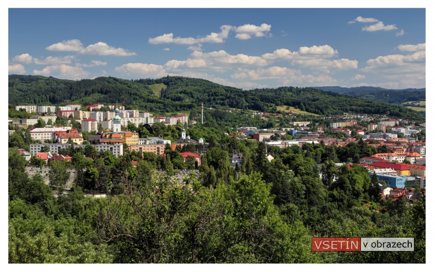 Vsetín: Horní město od Čupu