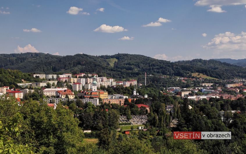 Pohled na Horní město z Hrbové