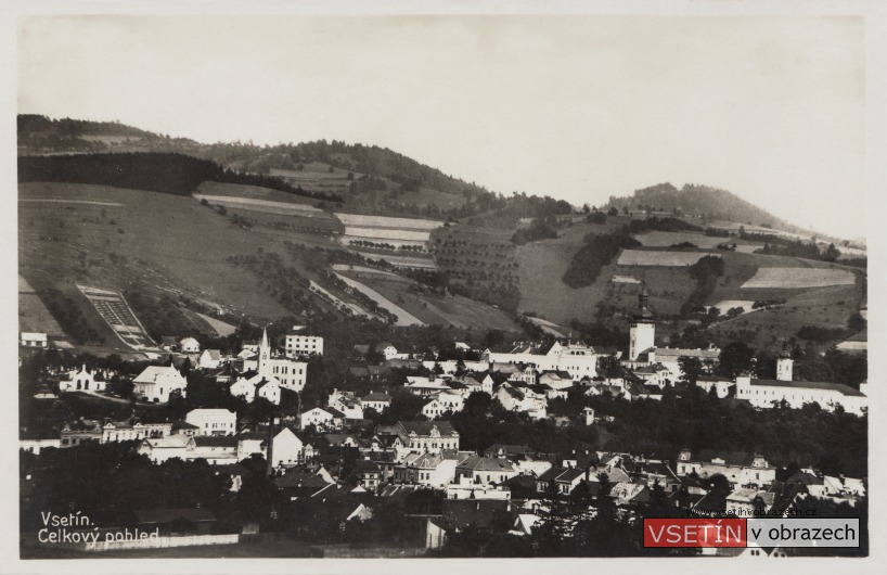 Pohled od Žambošky na Dolní a Horní město