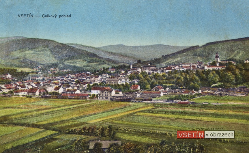 Celkový pohled z Bečevné