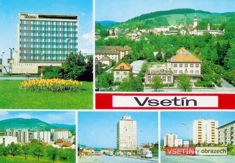 Hotel Vsacan - gymnázium - Štěpánská ulice - autobusové nádraží - Luh