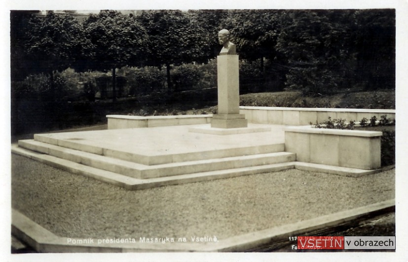 Pomník prezidneta Masaryka odhalený 23.května 1926