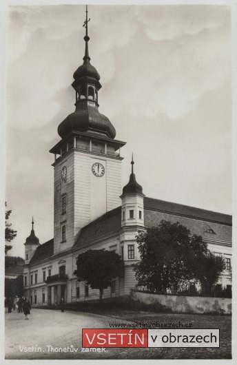 Vsetínský zámek (od roku 1890 do roku 1938 byl majetkem Thonetů)