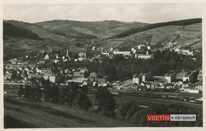 Pohled na Vsetín