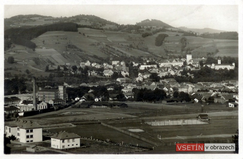 Pohled ze Žambošky na průmyslovou zónu