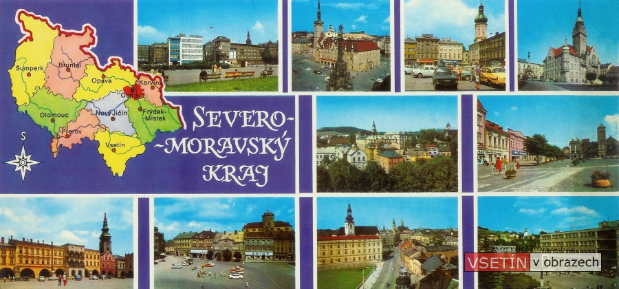 Severomoravský kraj (širokoúhlá pohlednice)