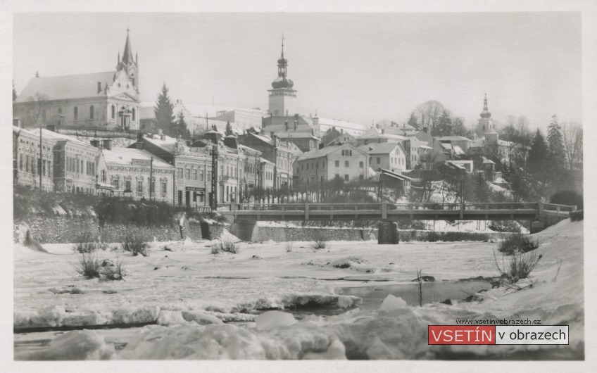 Zimní pohled na Horní město