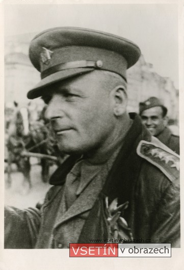 Osvobození Vsetína 4. května - Mikuláš Markus, velitel 4. československé brigády