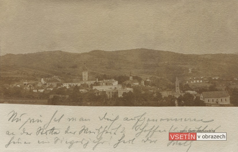 Pohled z Hrbové na Horní město