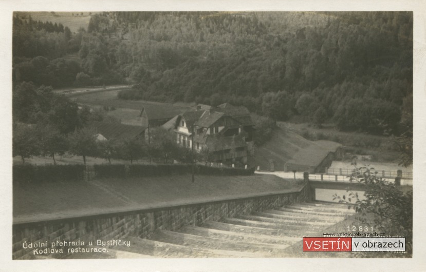 Údolní přehrada u Bystřičky, Kodlova restaurace