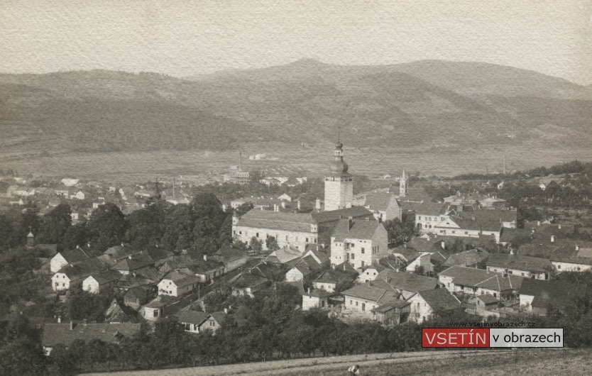 Pohled na Horní město od Sychrova