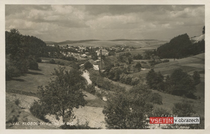 Valašské Klobouky: Pohled od Skálí