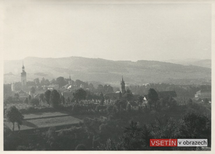 Pohled z Hrbové na Horní město