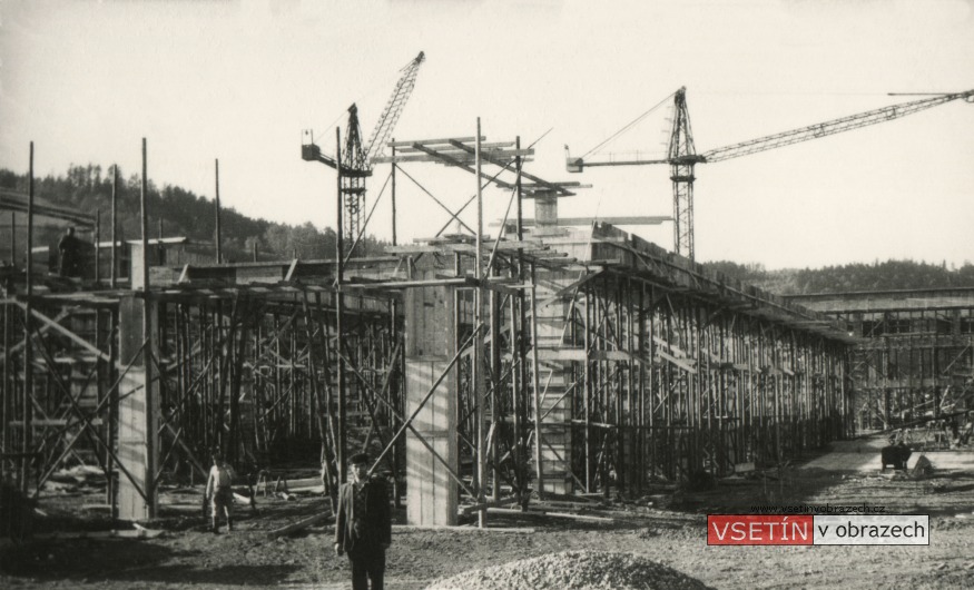 MEZ, n.p.: výstavba nové slévárny, monolitická konstrukce