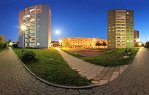 Jiráskova ulice ve večerních hodinách
