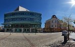 Na Svárově před Turistickým informačním centrem