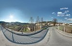 Nadjezd nad tratí na Rybníkách