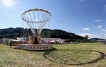 Kolotoče na stadionu na Ohradě - řetízkový kolotoč