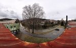 Na střeše domů Na Lapači