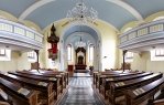 Interiér evangelického kostela Dolního sboru