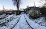 Zbrojení naftou na vlakovém nádraží