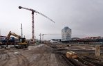 Příprava výstavby parkovacího domu u vlakového nádraží - zemní práce