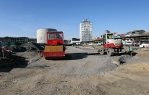Stavba kruhového objezdu u polikliniky a přestavba Nádražní ulice